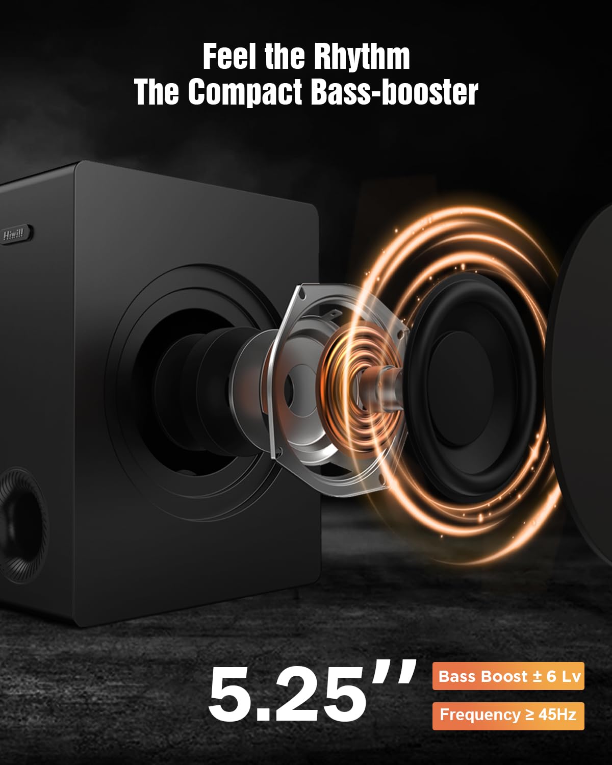 Barra de sonido Hiwill 4.1ch Dolby Atmos 300W