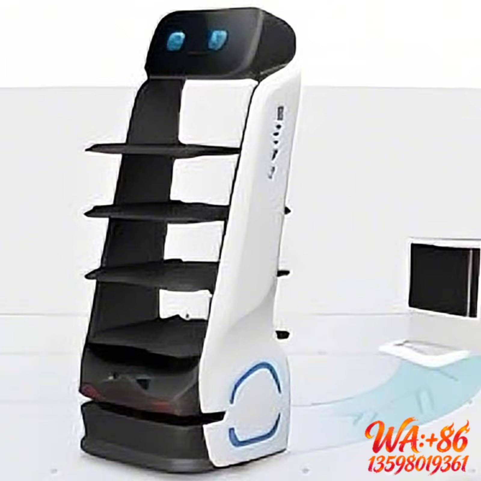 Commercial Food Delivery Robot with Voice AI