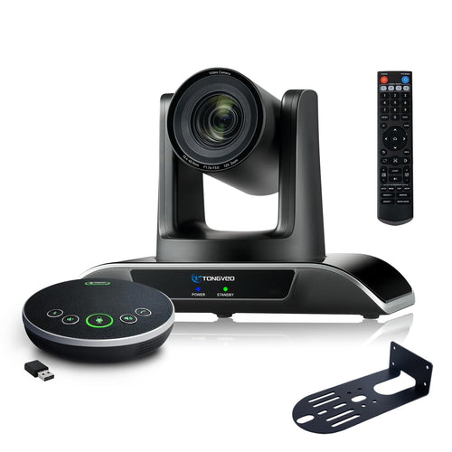 12x Optical Zoom PTZ Camera & Speaker Bundle