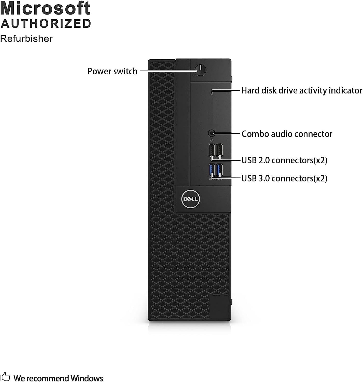 Настольный ПК Intel Quad Core i5-6500 16GB 256GB SSD