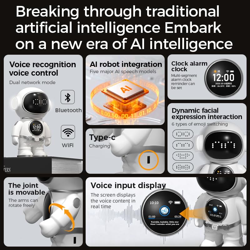 Zingbotem AI Smart Talking Robot Companion