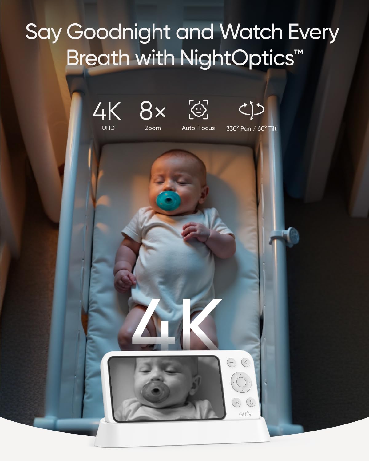 eufy Security E21 4K UHD Baby Monitor