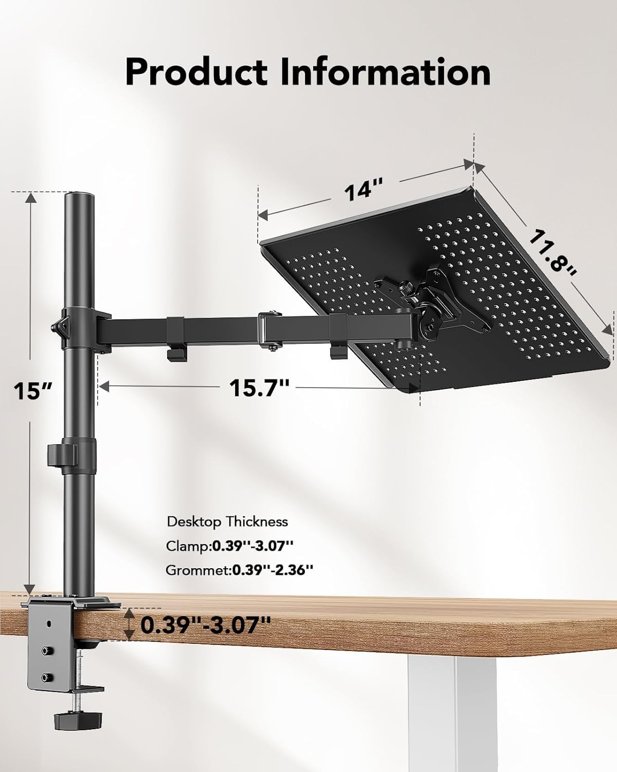 Soporte de Escritorio para Portátil y Monitor de 17-32