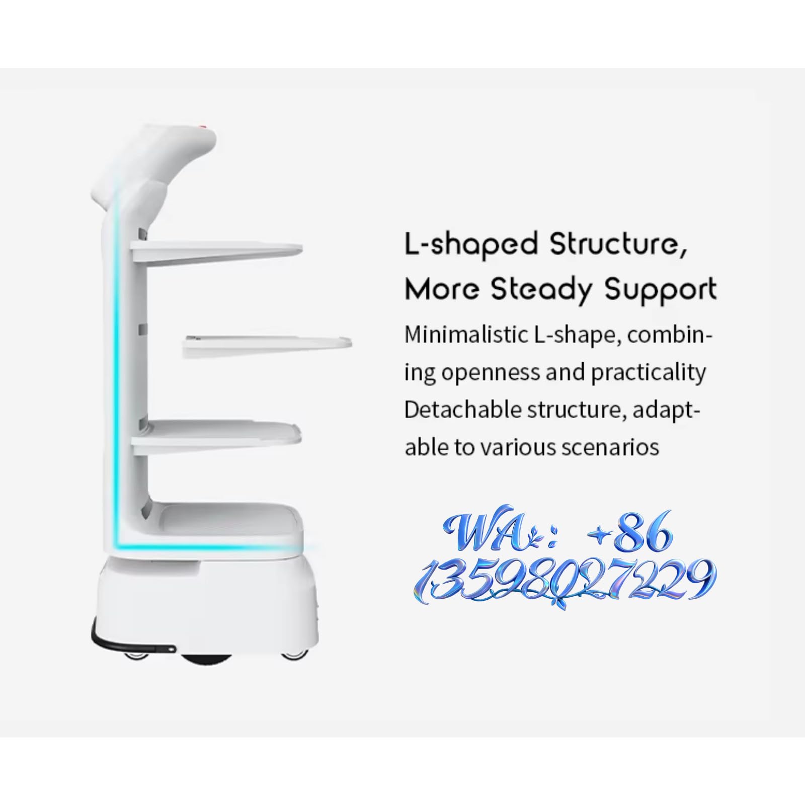 HD Ekranlı Muxtar Yemək Çatdırılması Robotu Model LYJ-SCJIQI-102801