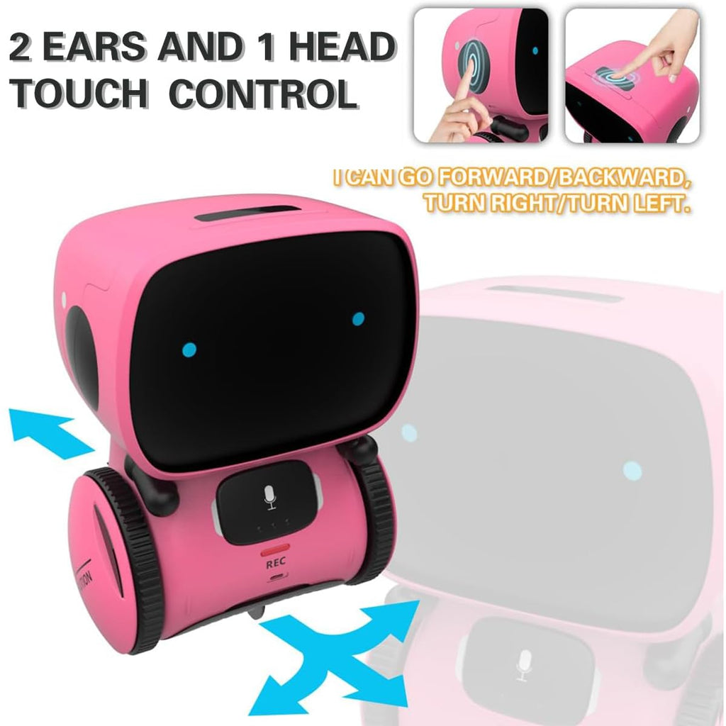 Interactive Talking Robot Toy STEM Learning Touch Voice Control