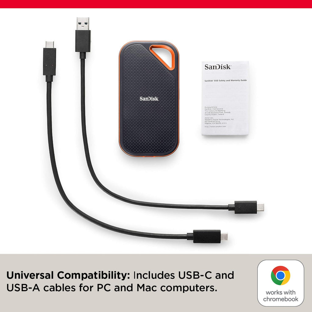 Disco SSD portátil Extreme PRO de 1TB USB-C SDSSDE81-1T00-G25