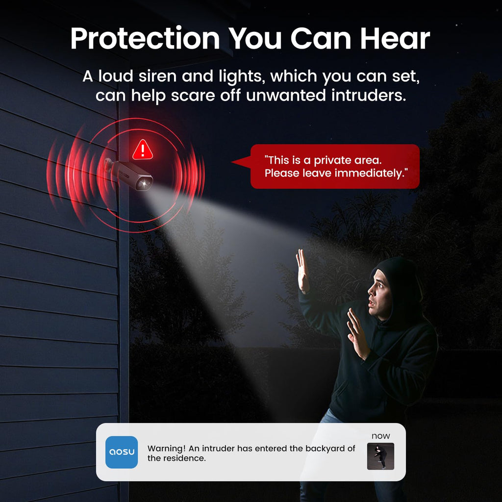 Telecamera di Sicurezza Esterna Wireless Solare 2K con Visione