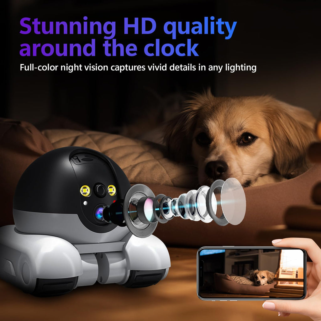 Wi-Fi Mobile Patrol Robot Camera for Home Monitoring and Security