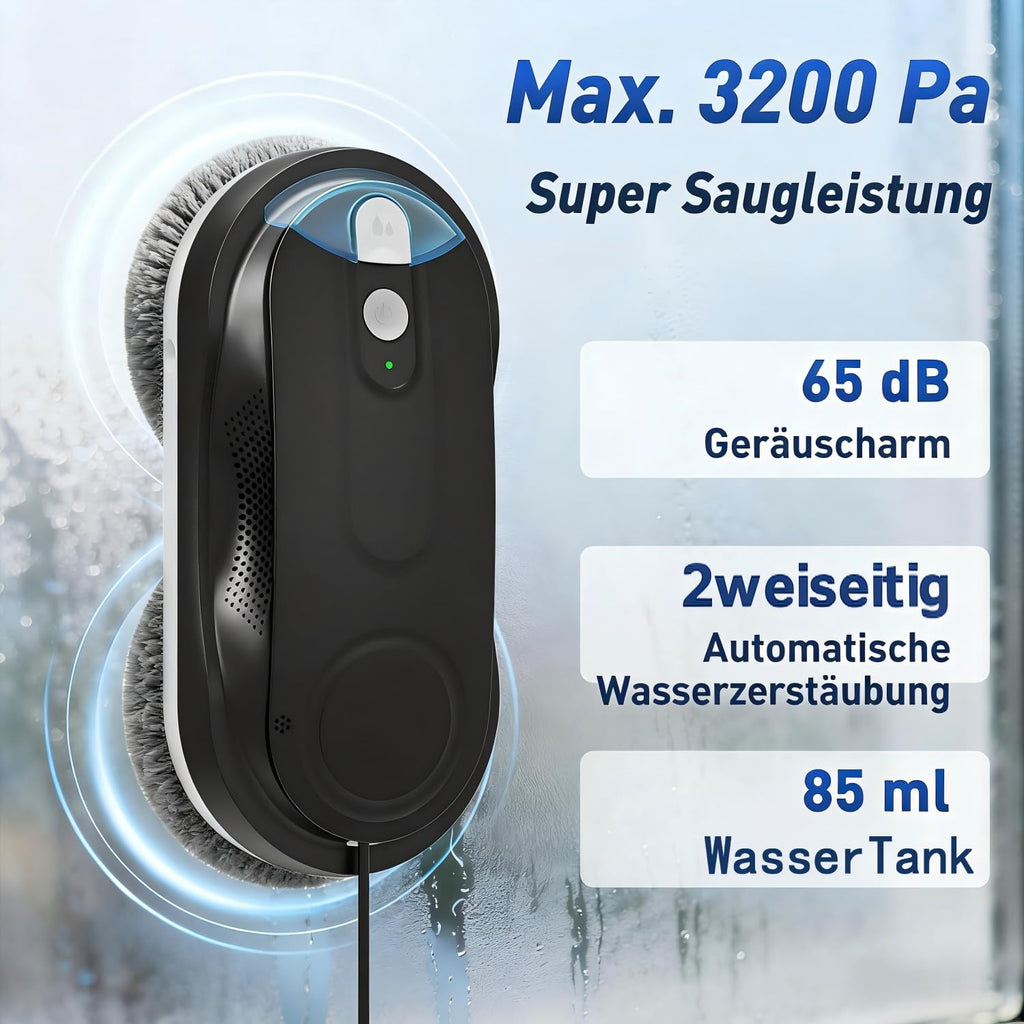 KKI KI-gesteuerter automatischer Fensterreinigungsroboter für Smart Homes