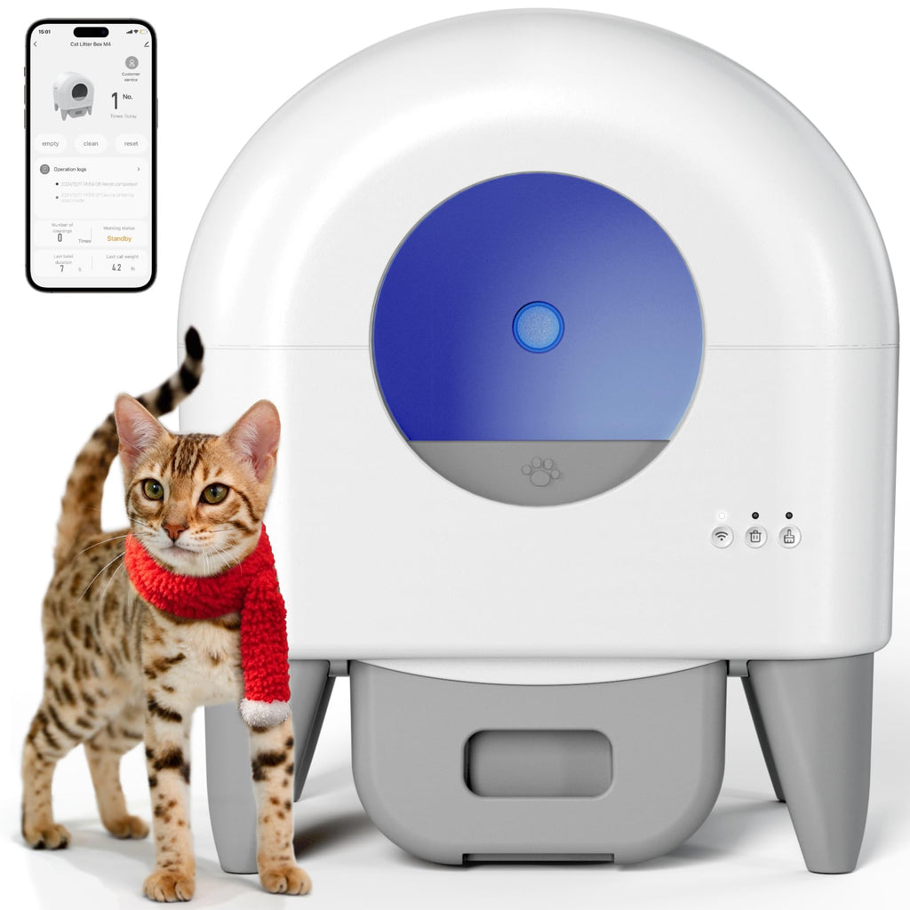 Automatische Selbstreinigende Katzenklo mit App und großer Kapazität