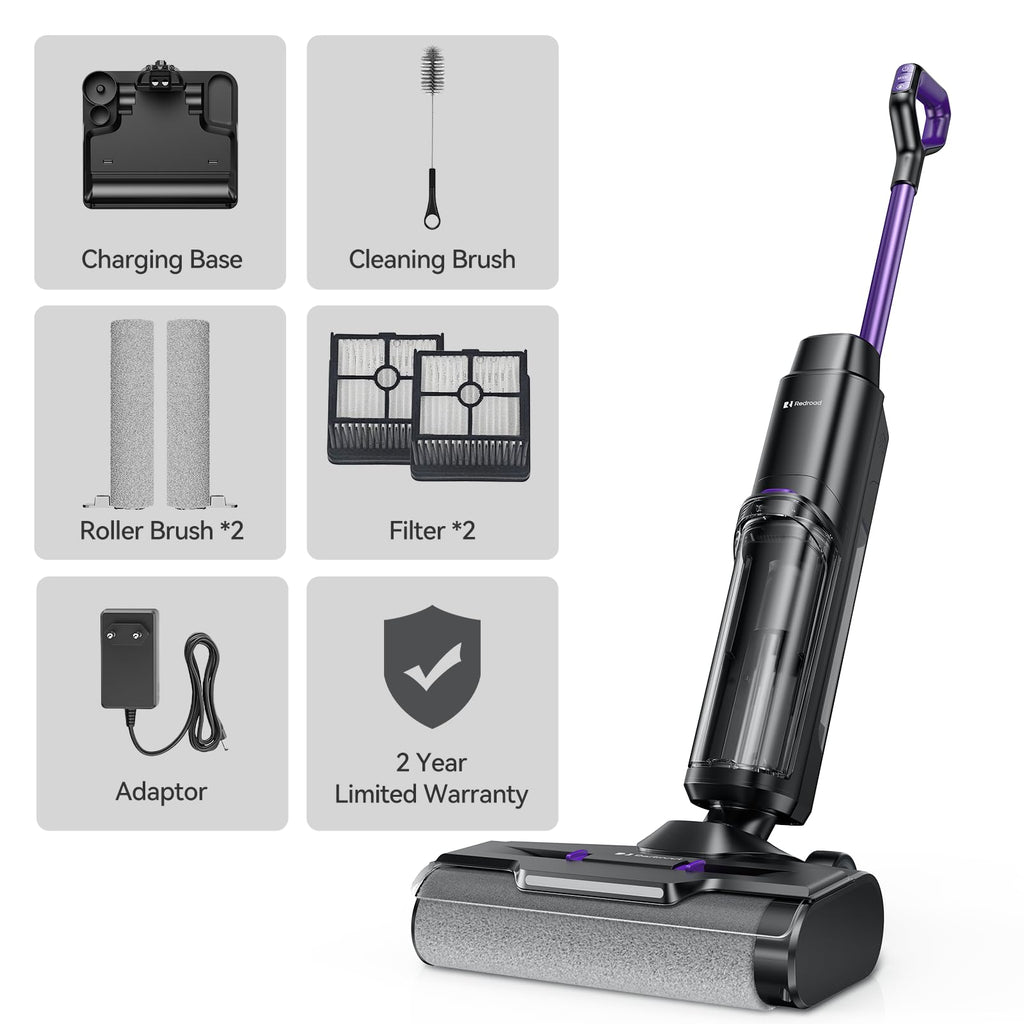 Wet Dry Vacuum Cleaner 16,000Pa 50Mins Runtime W15 Set