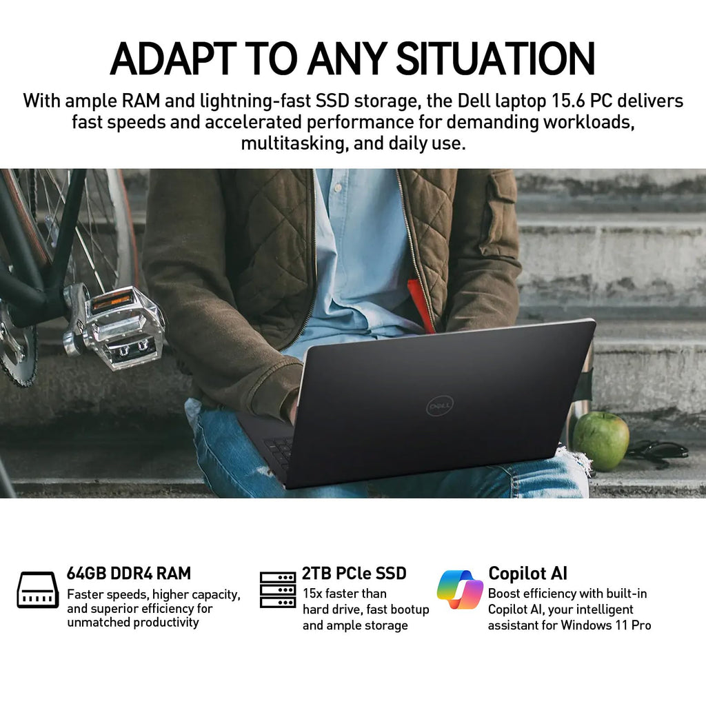 15.6" FHD Touch Laptop i5-1335U 32GB 2TB