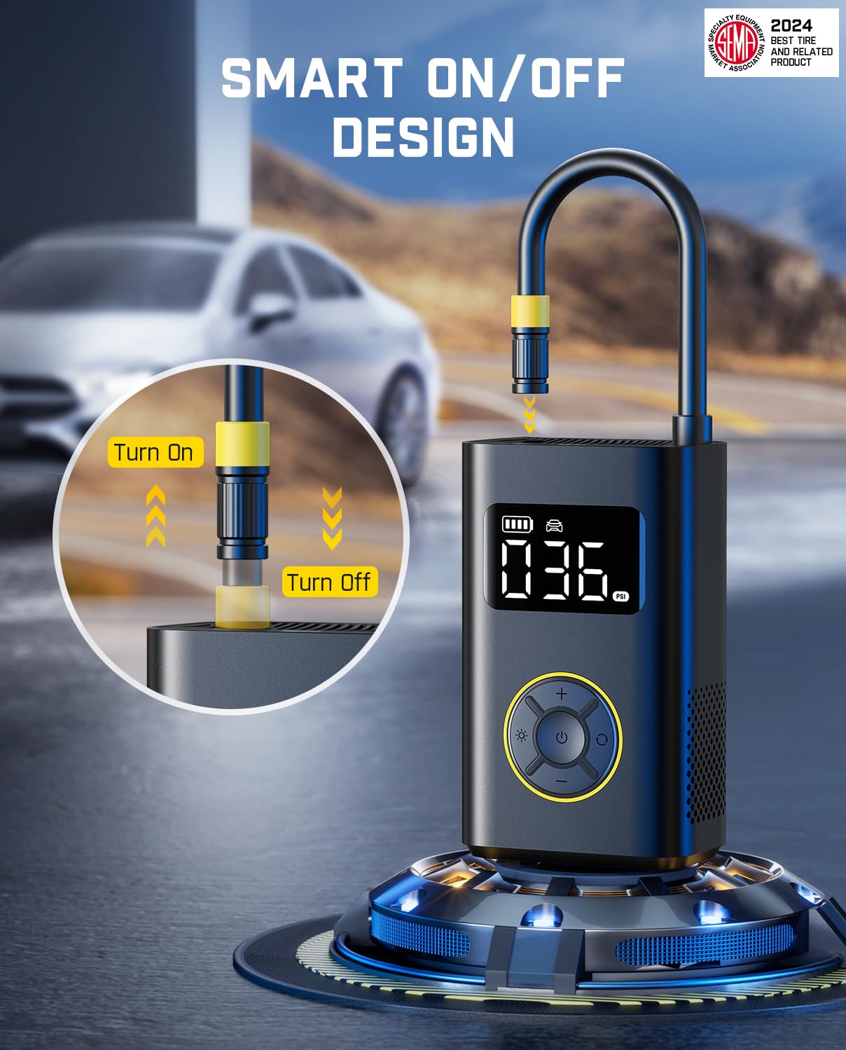 Portable Tire Inflator 150 PSI X9 Pro