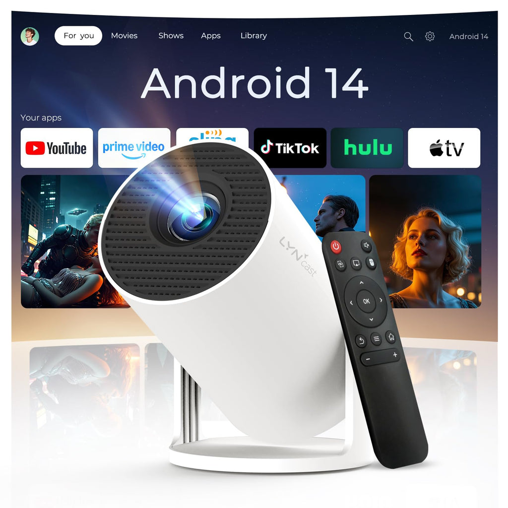Proyector Portátil Inteligente 4K con Android OS M18 Pro