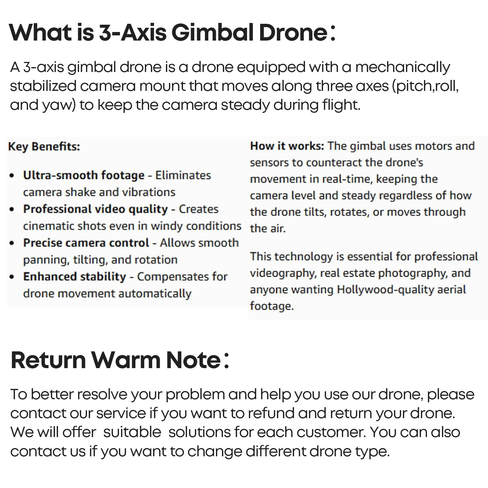 F7MINI 4K(RC3) Drohne mit 8K Kamera, GPS, 3-Achsen-Gimbal