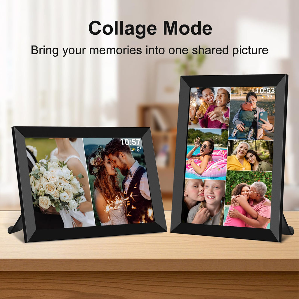 10.1" Smart WiFi Digital Photo Frame 32GB, Black