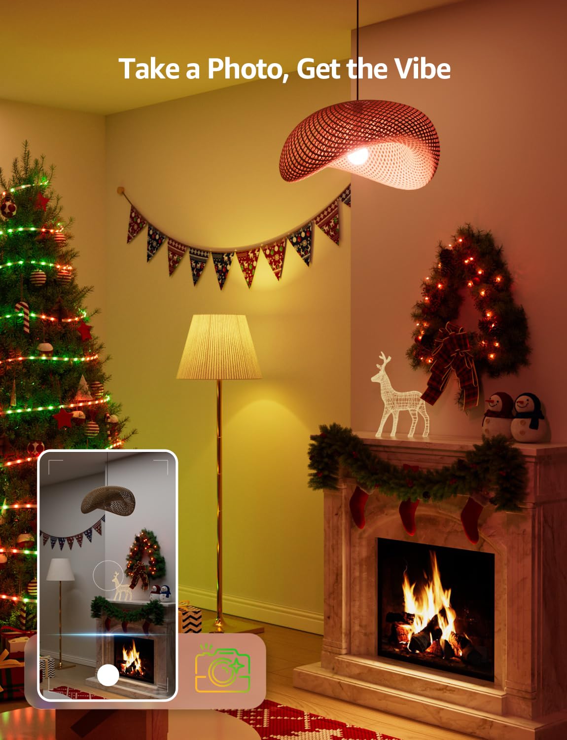 AI Smart Bulbs: Personalized RGBWW WiFi & Bluetooth Lights
