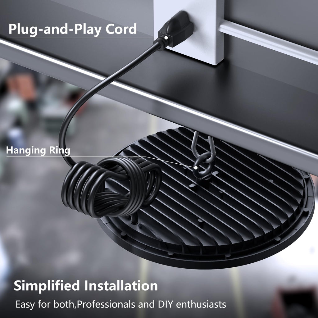 200W UFO LED High Bay Light - 30000LM Shop Lighting