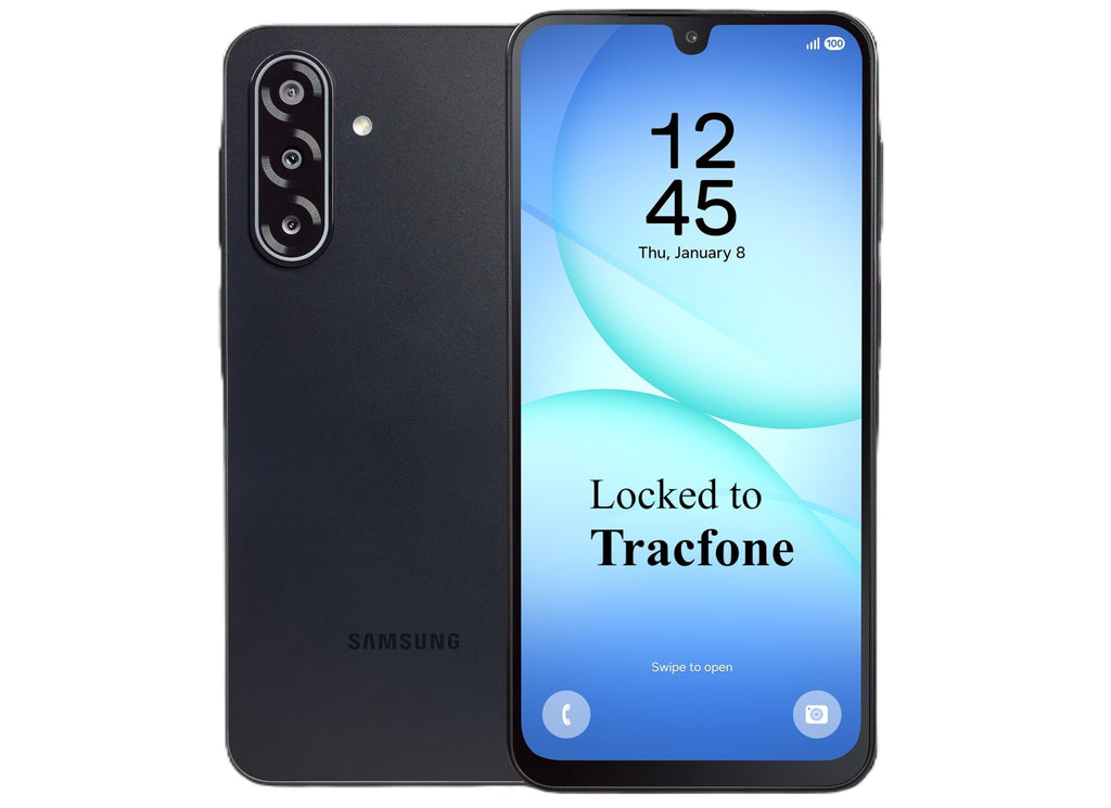 Tracfone Samsung Galaxy A17 5G, 128GB, Black - Prepaid Smartphone (Locked to Tracfone) - 6.7" Super AMOLED 90Hz Display, 50MP Triple Camera with OIS, 5,000mAh Battery, 4GB RAM, Android 16