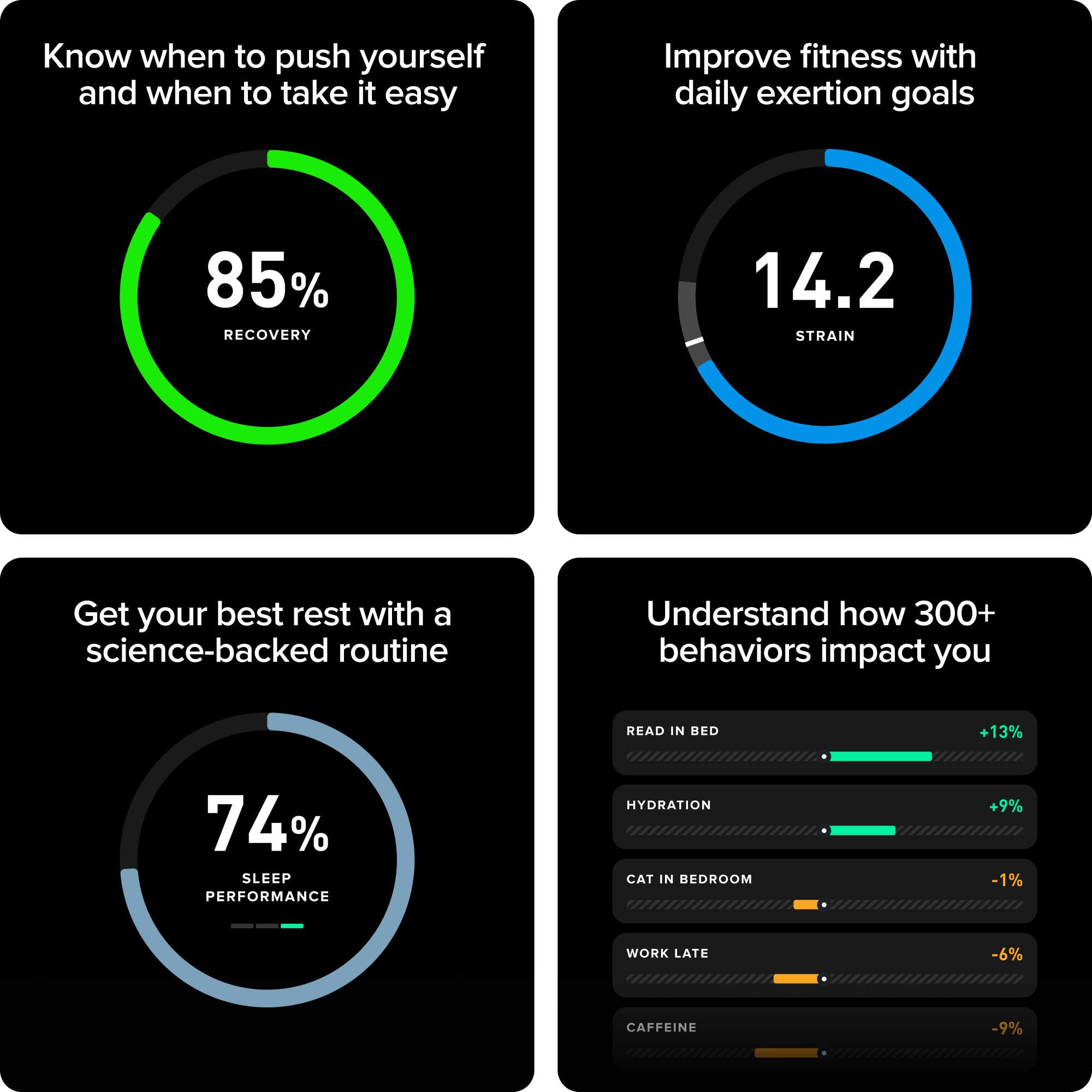 WHOOP One 12-Month Fitness Tracker with 14-Day Battery 973-003-000