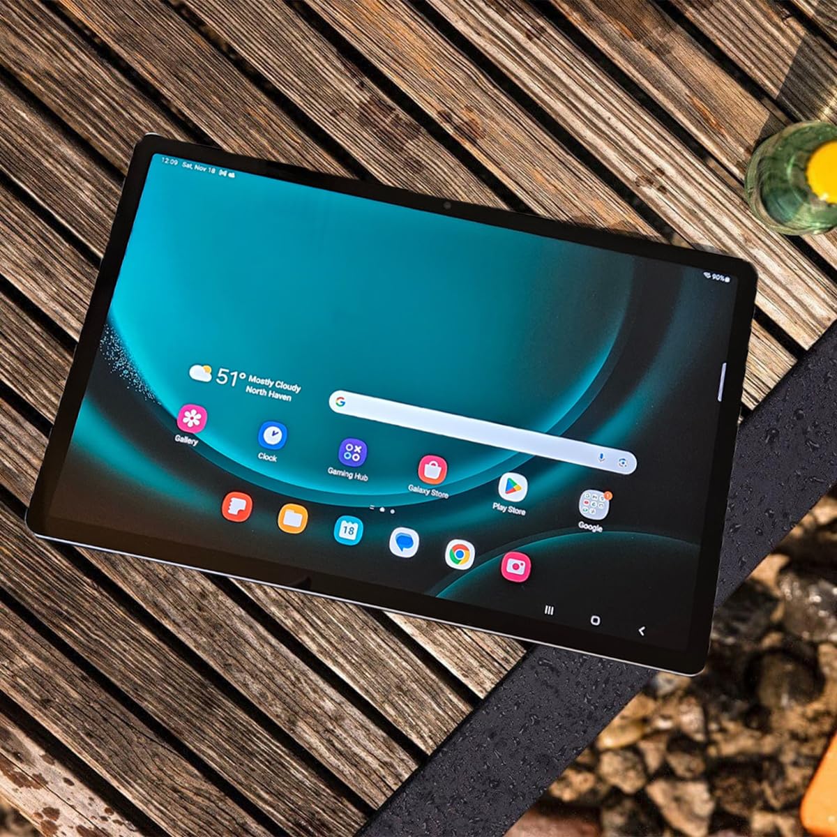 Samsung Galaxy Tab S9 FE+ Plus Android Tablet (12.4" Touchscreen, 8GB RAM, 256GB Storage (128GB+128GB SD Card), Long Battery Life, S Pen, 8MP + 12MP Cameras, Lightweight Design) SM-X610, NA Version