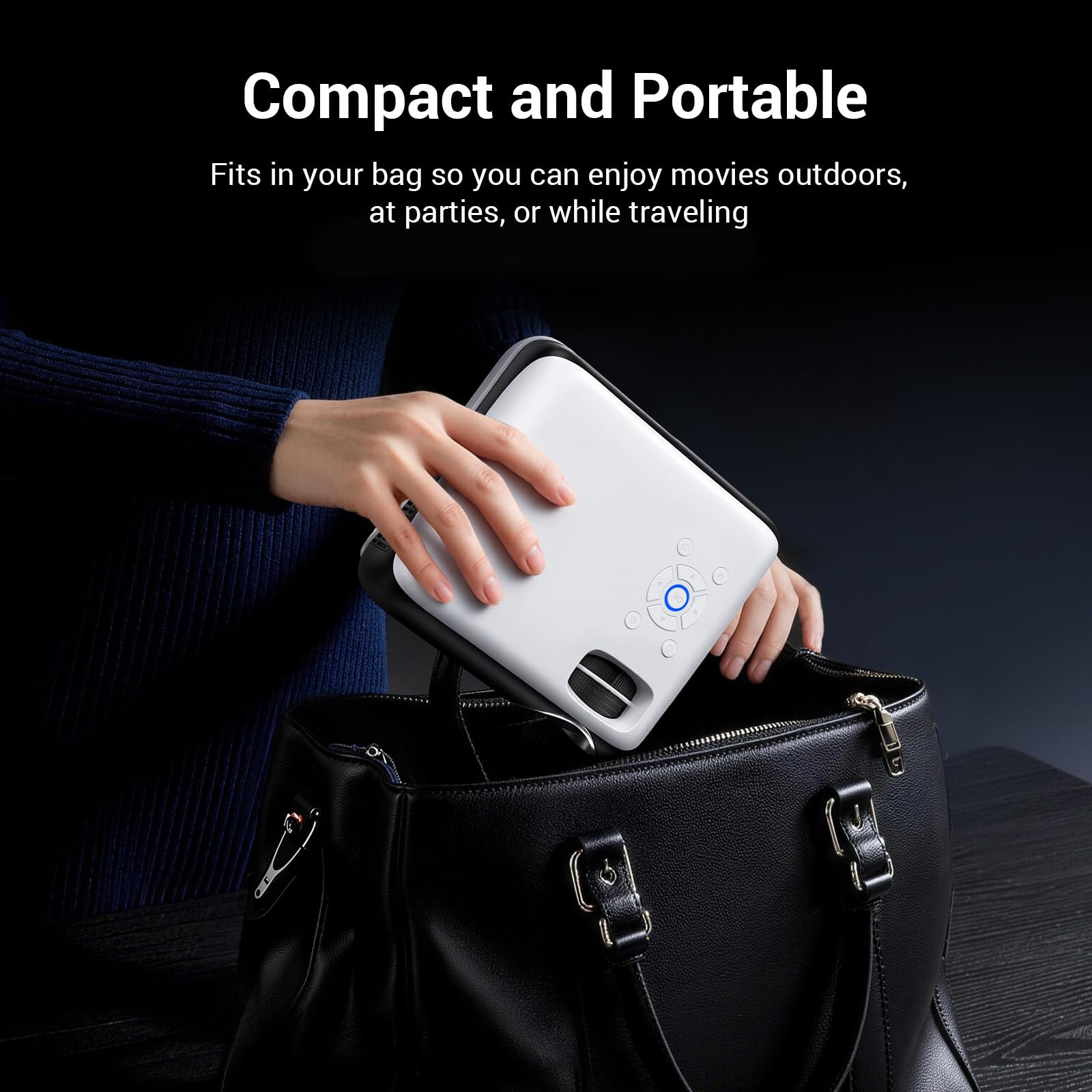 4K UHD Google TV Smart Projector with Dolby Sound