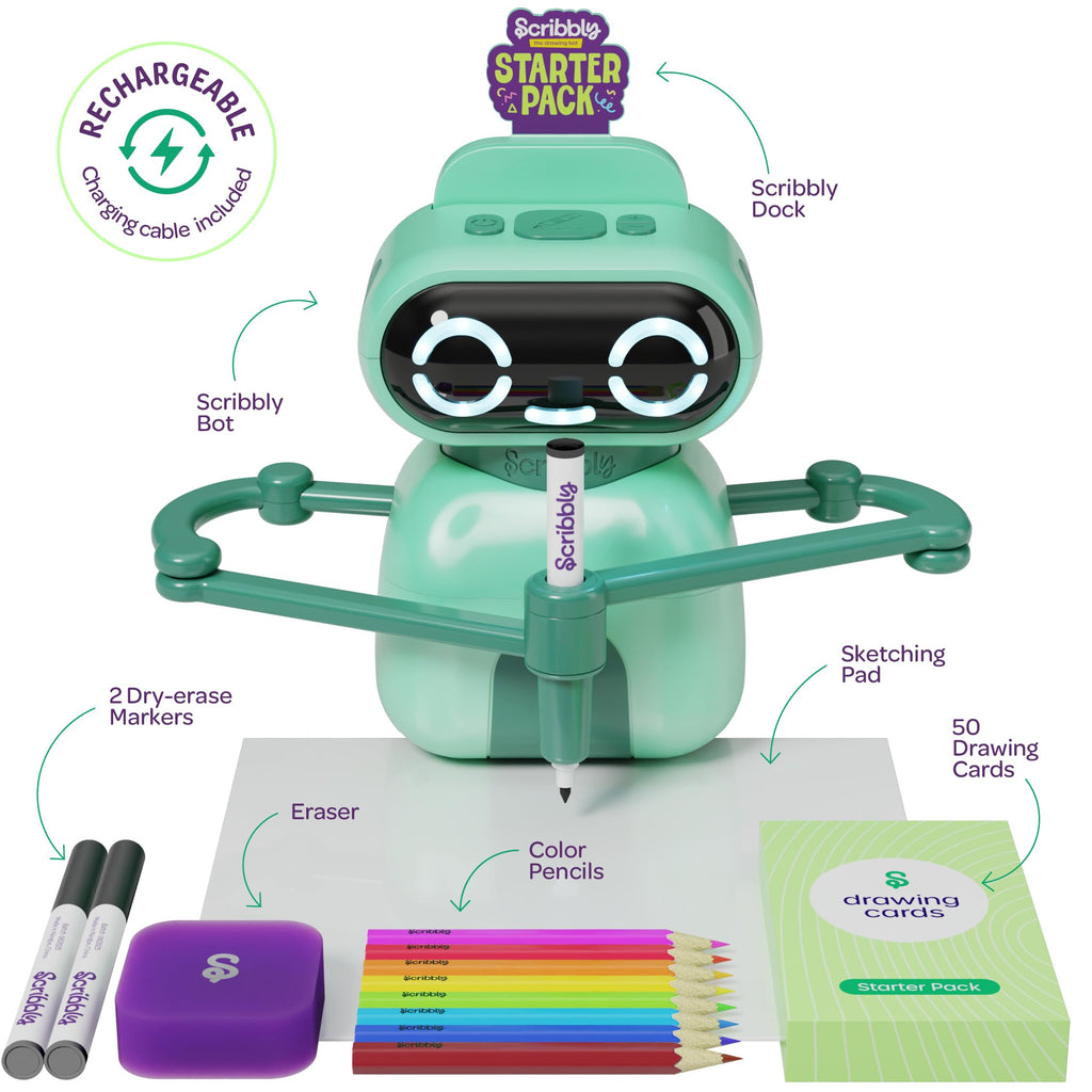 Scribbly Drawing Robot for Kids by Dan&Darci
