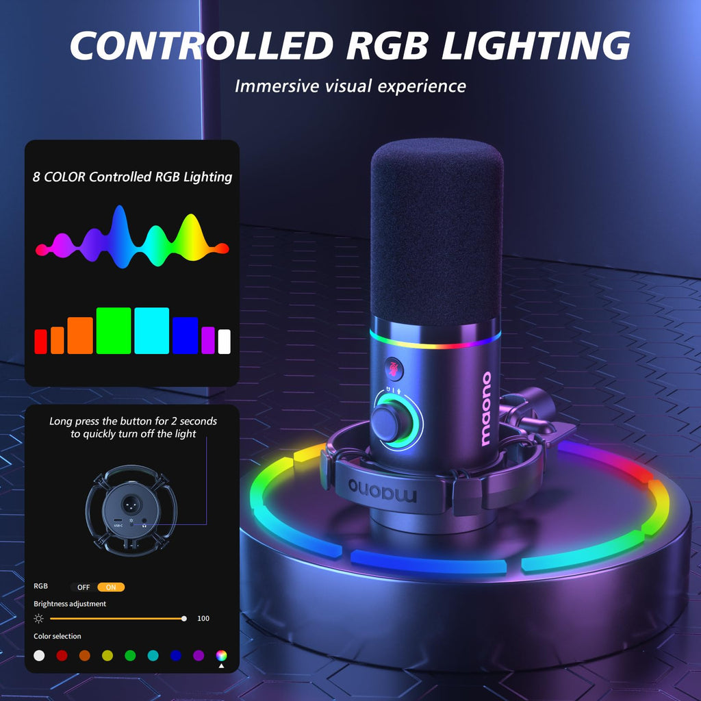 Kit de Micrófono Dinámico XLR/USB PD200XS Negro