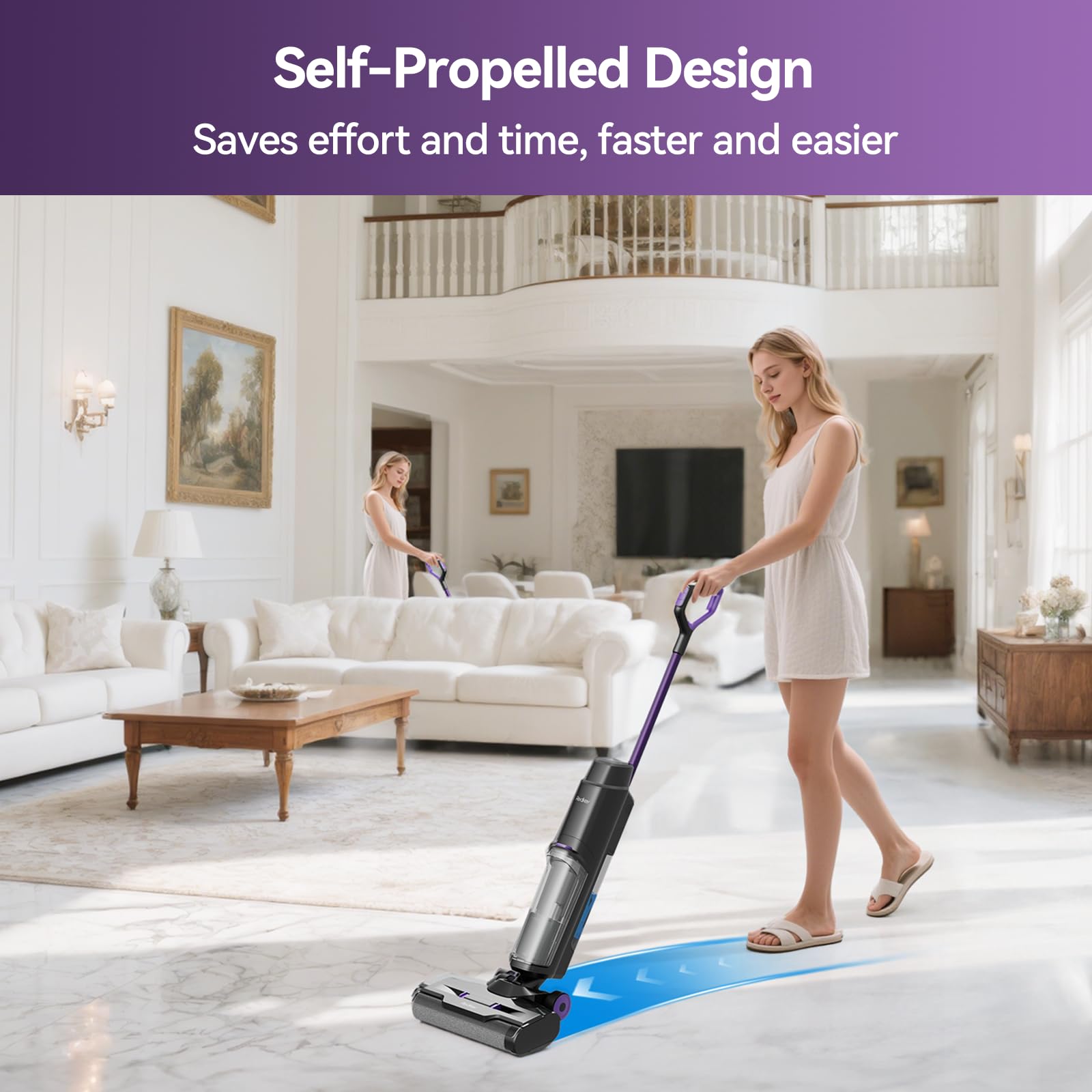 Wet Dry Vacuum Cleaner 16,000Pa 50Mins Runtime W15 Set
