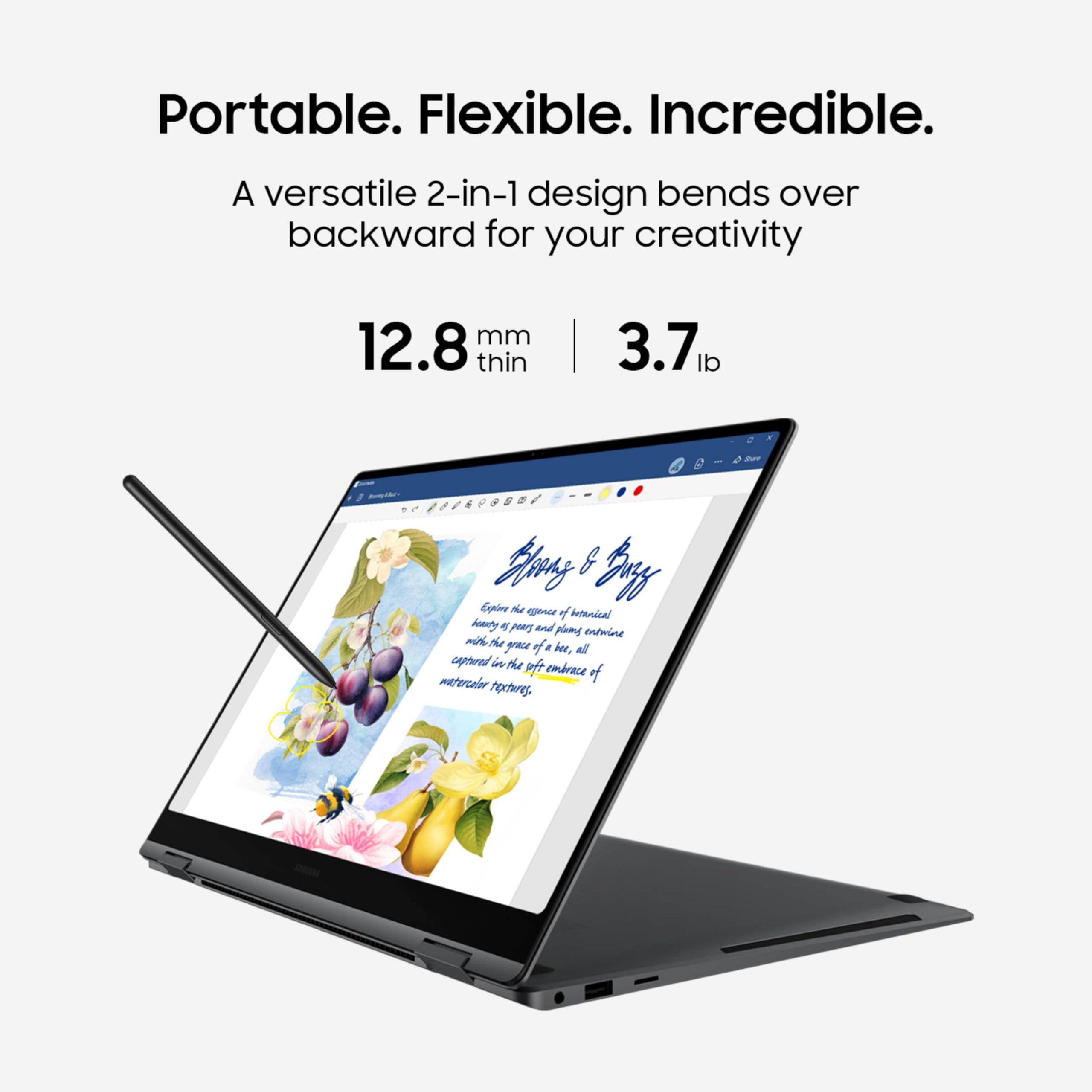 16" Galaxy Book5 Pro 360 AI Бизнес-ноутбук NP964QHA-KG2US