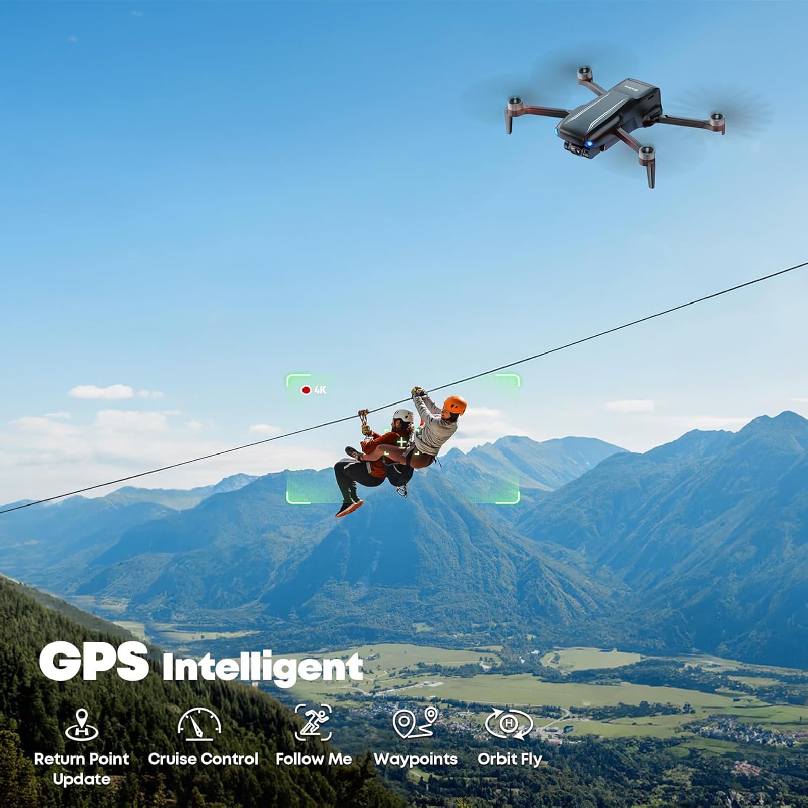 F7MINI 4K(RC3) Drohne mit 8K Kamera, GPS, 3-Achsen-Gimbal
