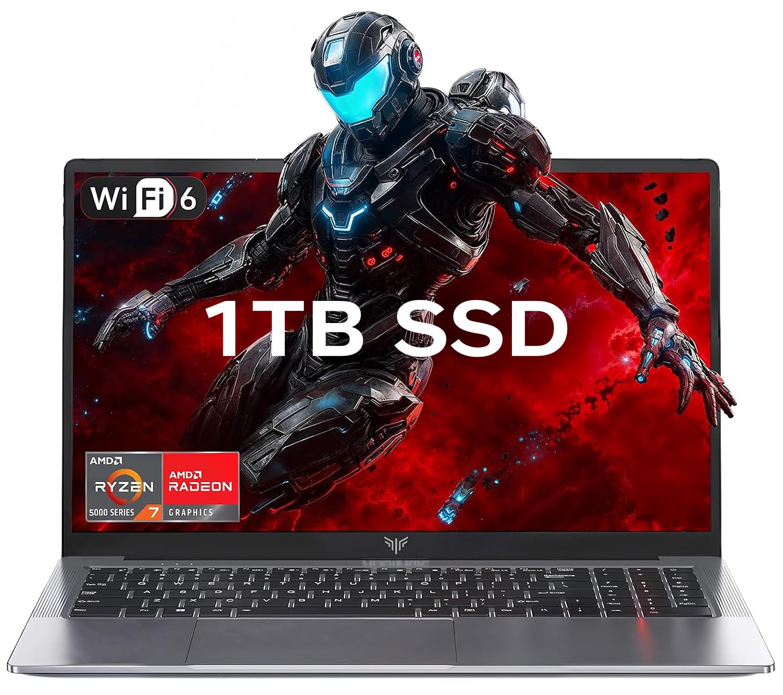 15.6" Игровой ноутбук с 1TB NVMe SSD и 16GB