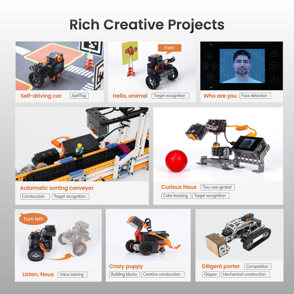 Nous AI Robot STEM Coding Kit for Teens 12+ with ChatGPT-4o