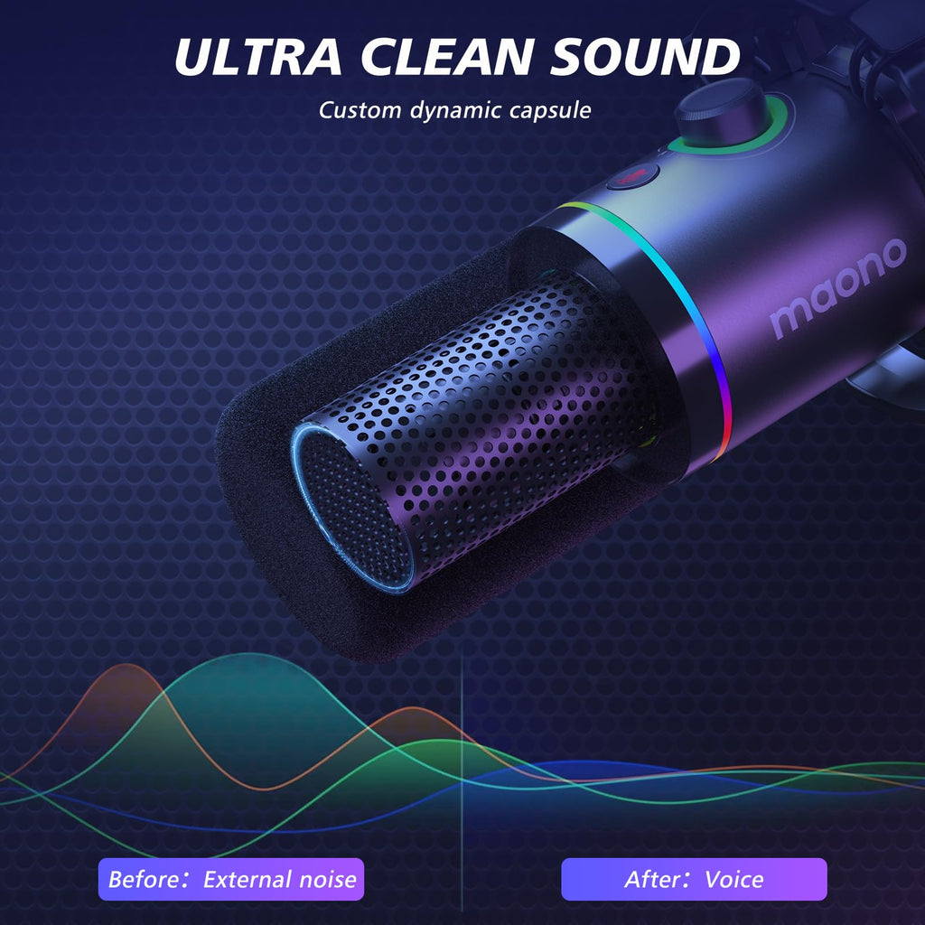Kit de Micrófono Dinámico XLR/USB PD200XS Negro