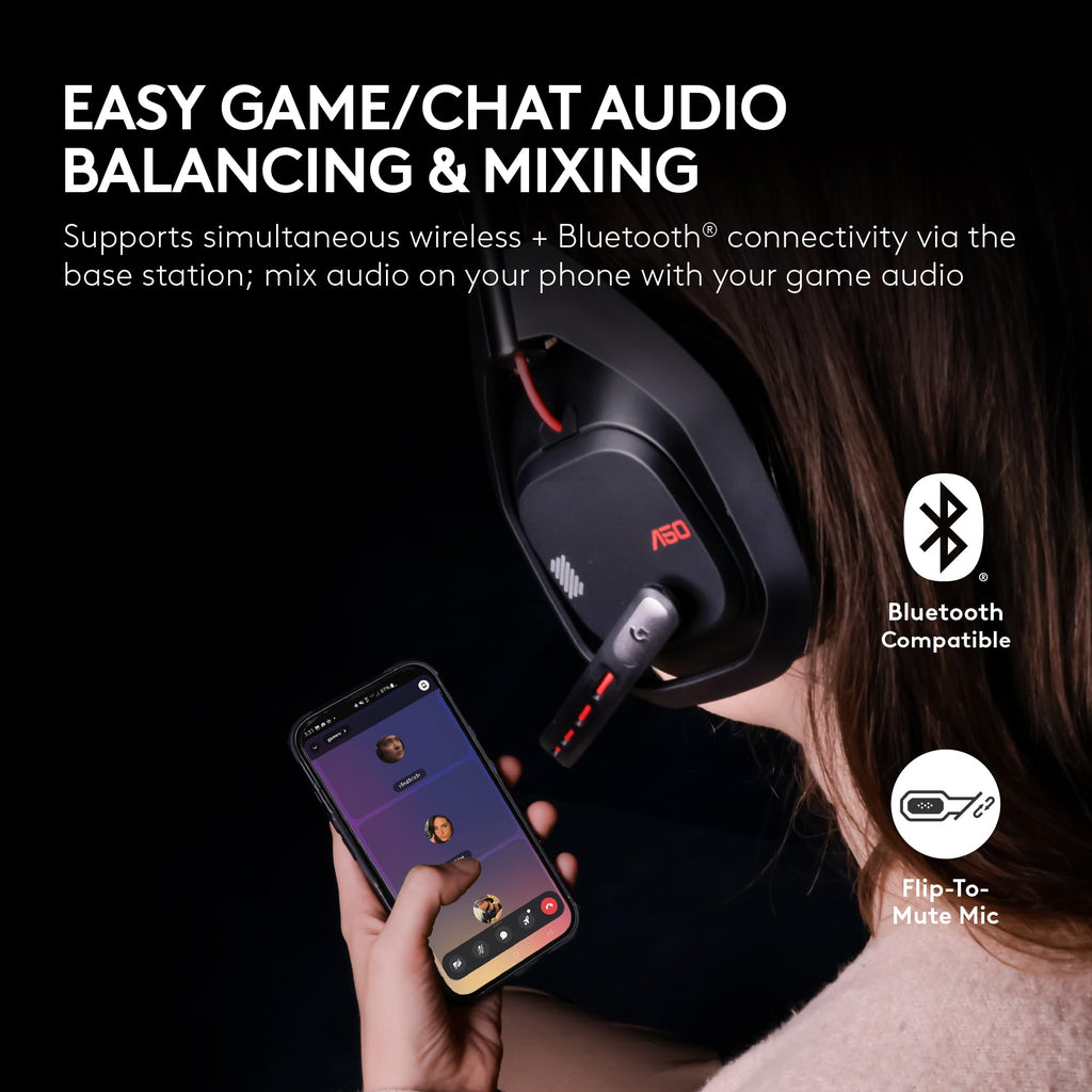 Logitech G Astro A50 Wireless Gaming Headset + Base