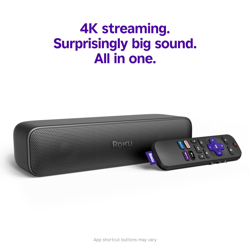 Roku Streambar SE 2-in-1 Soundbar with 4K HDR Streaming Device