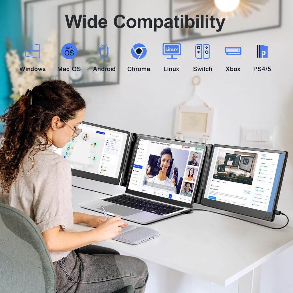 Extensor de Pantalla Portátil para Laptop de 14" FHD
