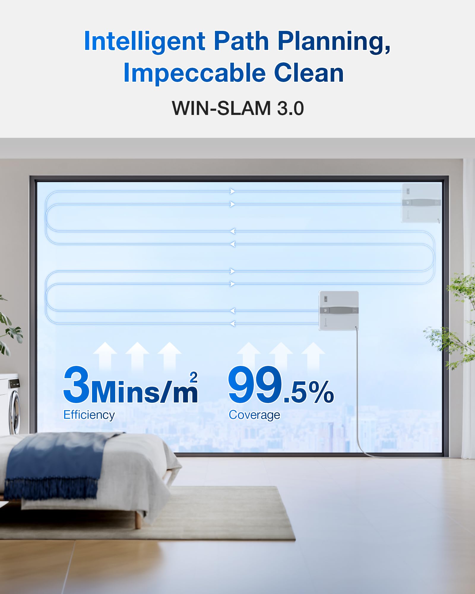 Compact Robotic Window Cleaner for Small Panes and Hard-to-Reach Windows