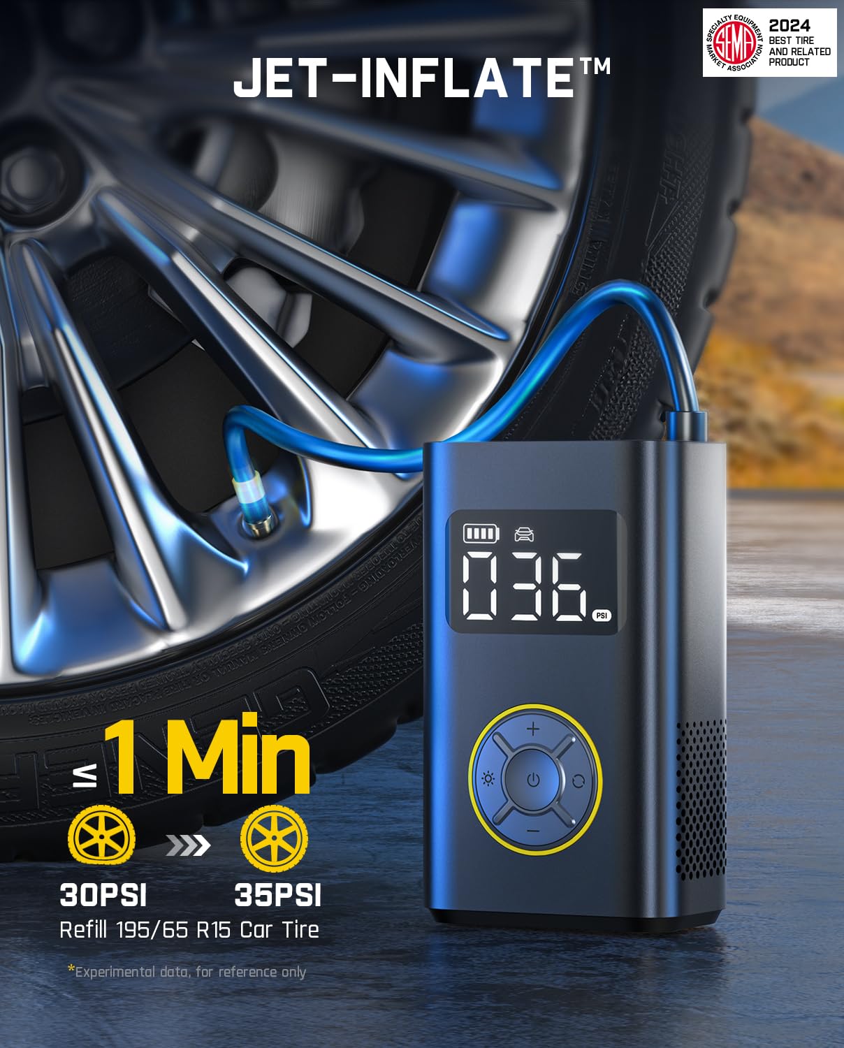Portable Tire Inflator 150 PSI X9 Pro