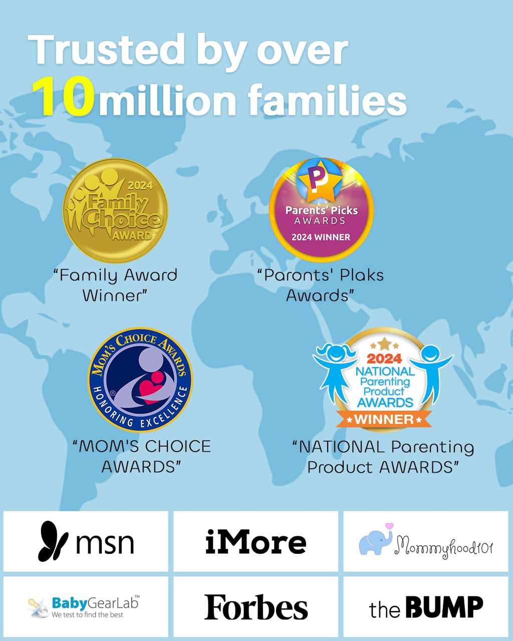 HelloBaby 6" IPS Screen Baby Monitor with Camera