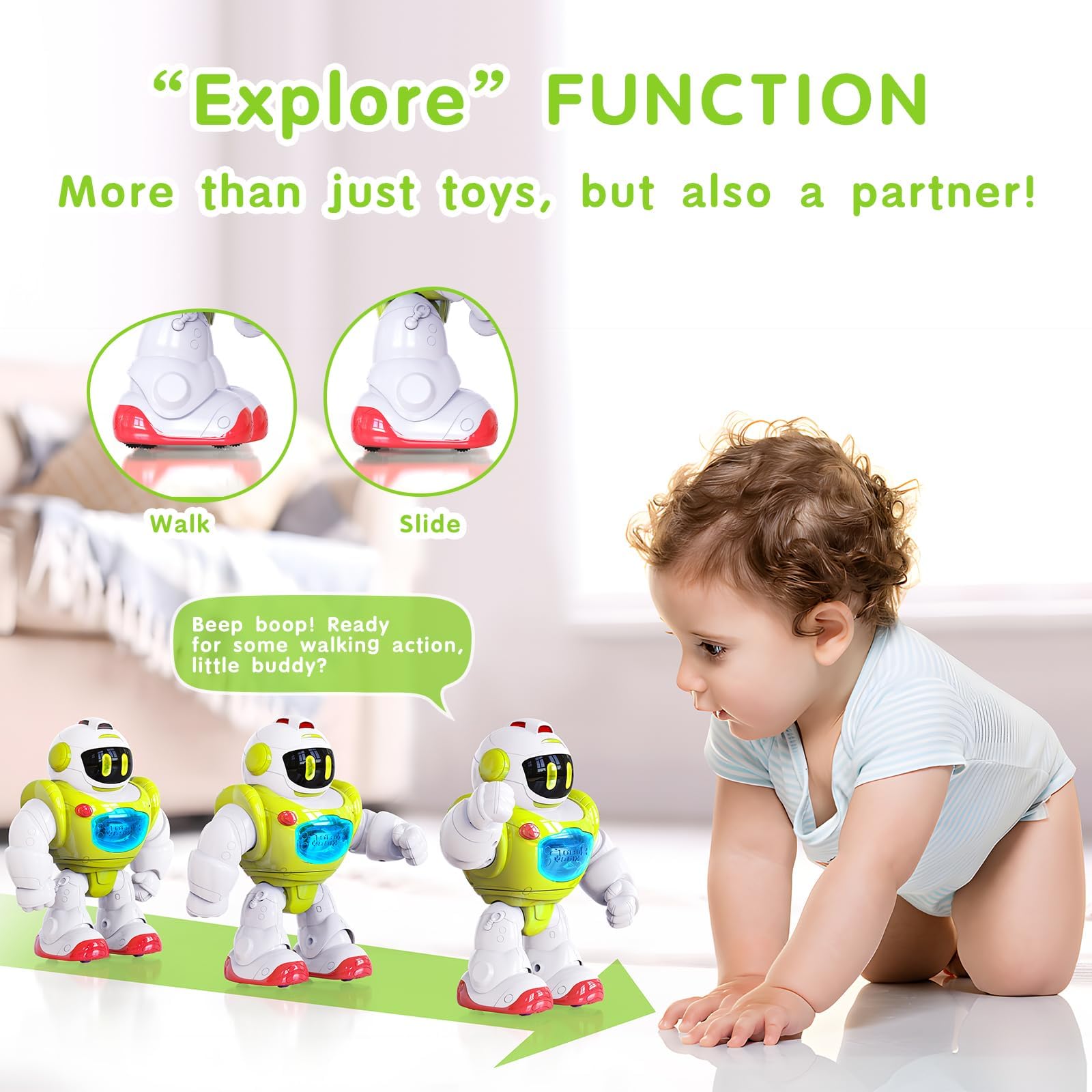 P&C Baby Walking Remote Control Robot with Music