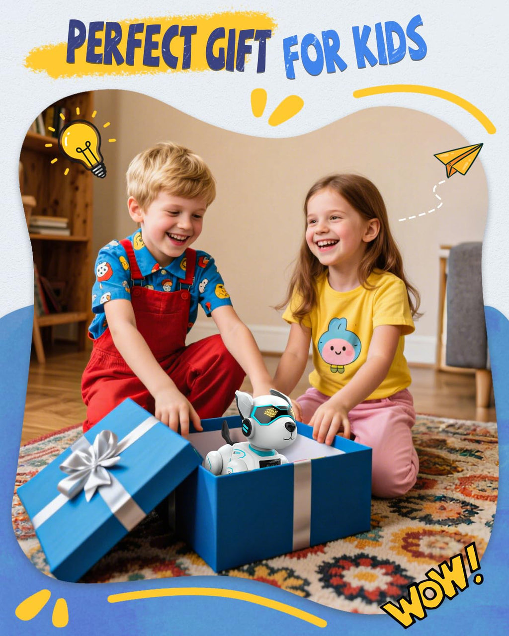 Программируемая Игрушка Робот-Собака с Голосовым Управлением и