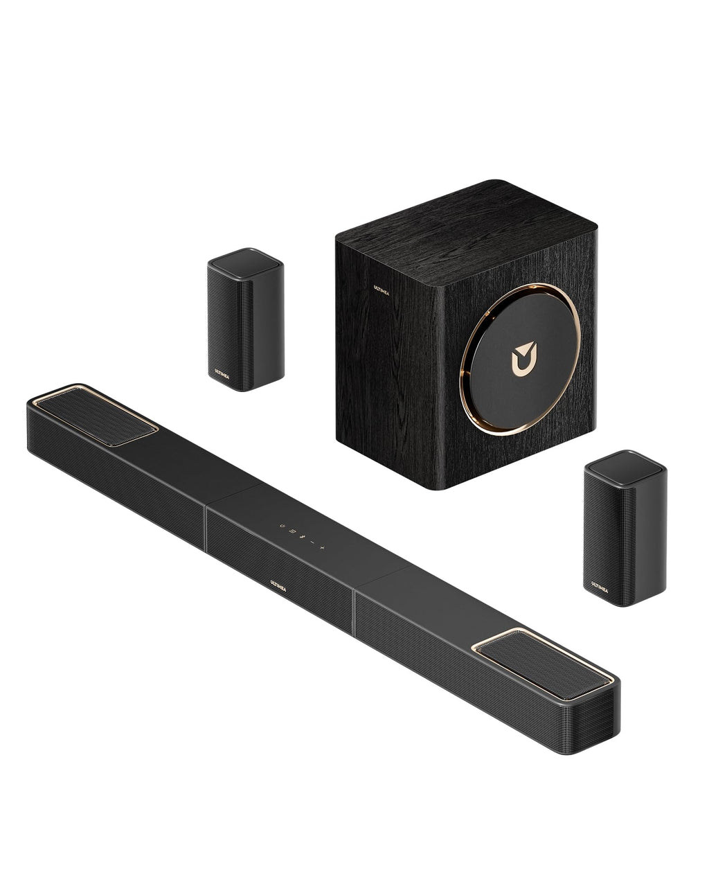 Barra de sonido 5.1.2ch Dolby Atmos con Subwoofer Inalámbrico