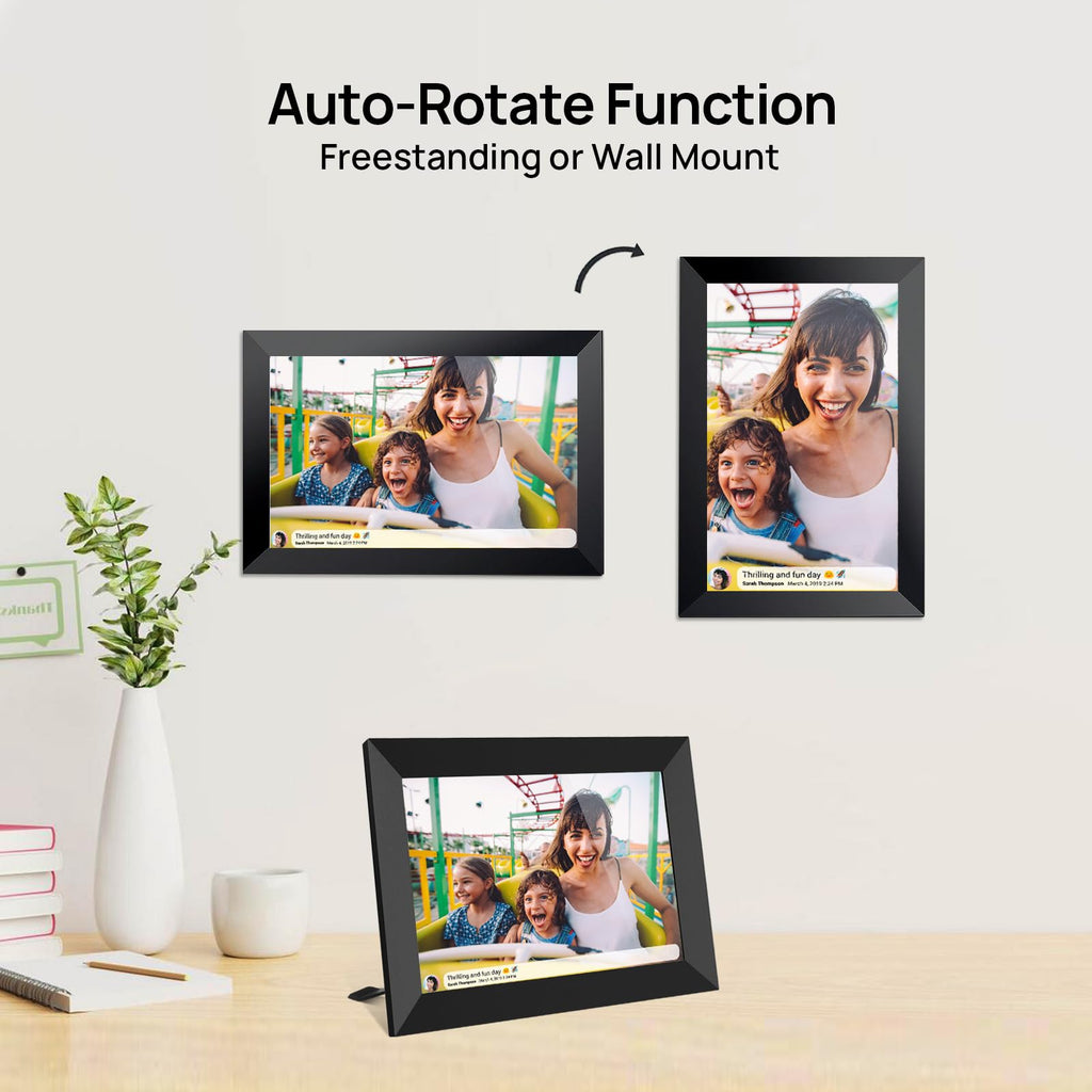 10.1" Smart WiFi Digital Photo Frame 32GB, Black