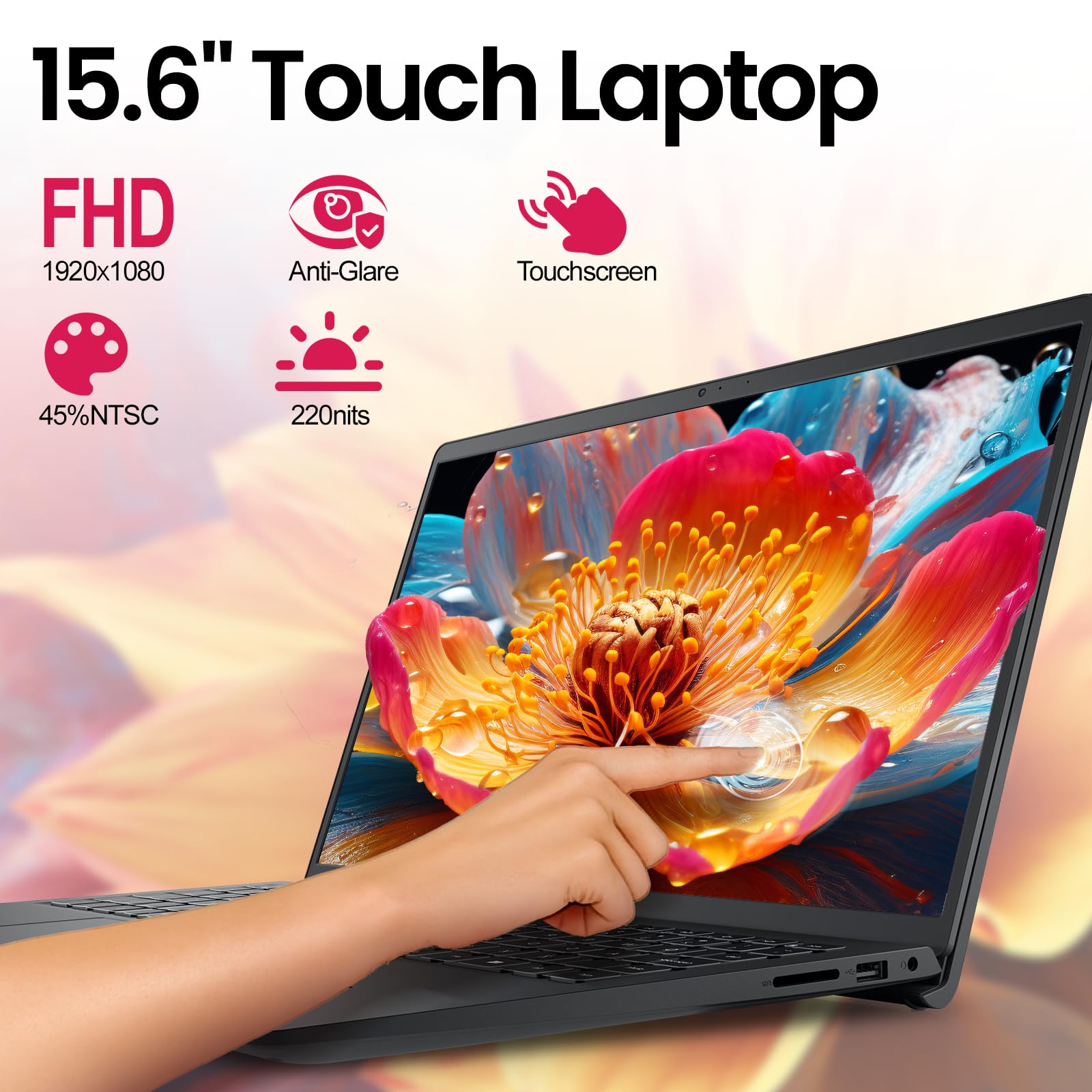 15.6" Touchscreen Laptop Intel i5-1334U 20GB RAM 512GB SSD