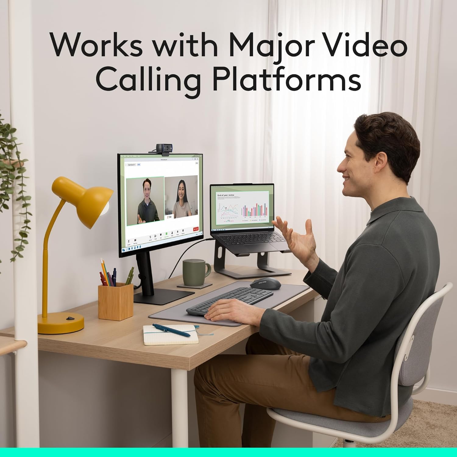 Logitech C920x HD Pro Webcam 1080p con micrófono estéreo y enfoque automático