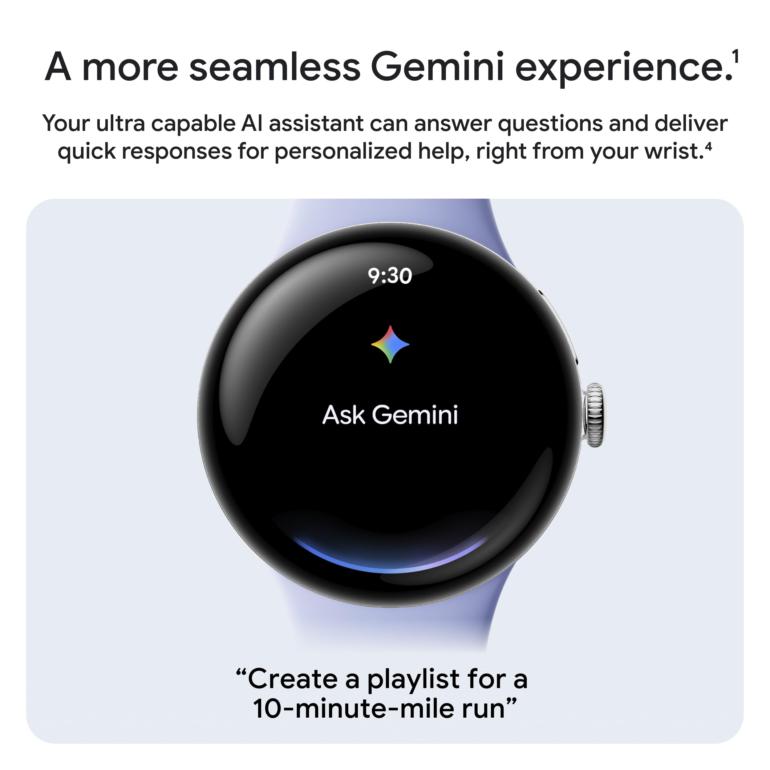 45mm Android Smartwatch with Heart Rate Tracking Pixel Watch