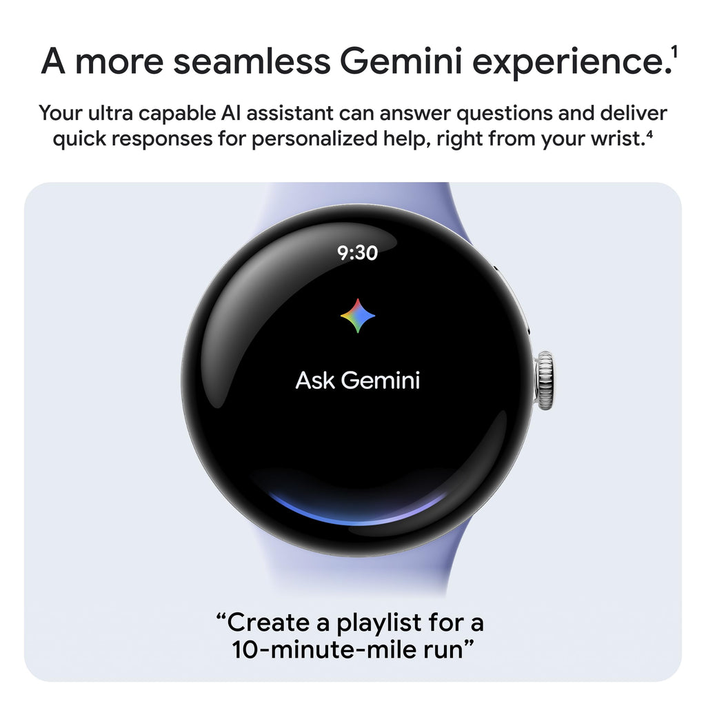 Pixel Watch 4 41mm Android Smartwatch Iris Band