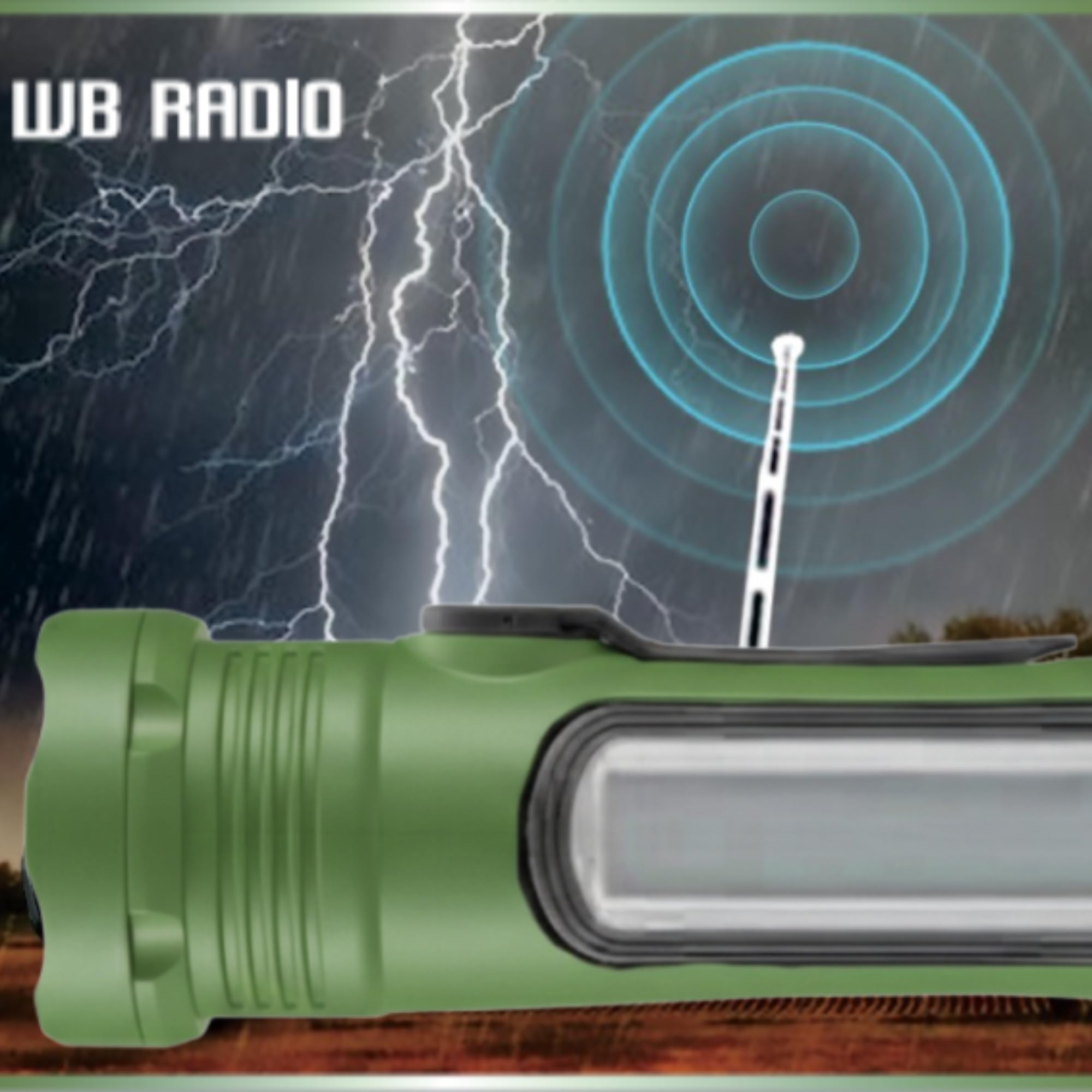 8-in-1 Emergency Portable Light with Solar Charging