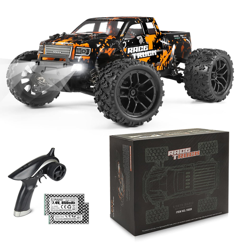 1:18 Scale 4WD RC Monster Truck Off-Road Vehicle 18859